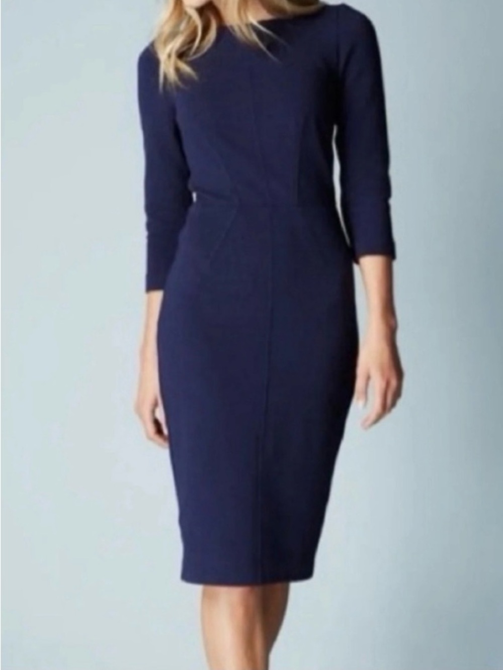 Boden Aurelia Ottoman 3/4
Sleeve Midi Dress navy blue (mix 26)